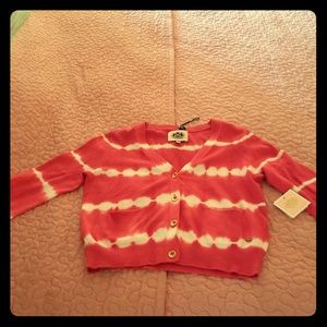 Juicy Couture Pink Tie Dye Cardigan
